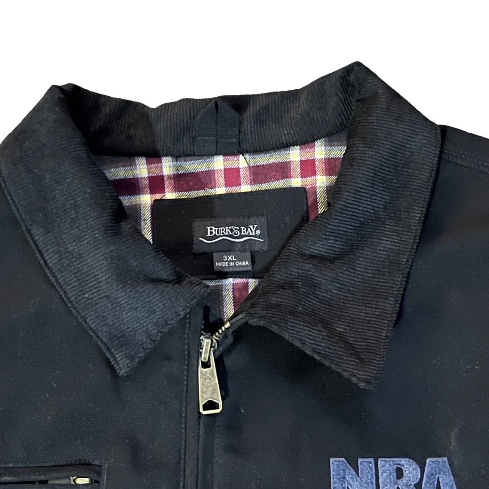 Burk’s Bay NRA Logo Jacket 3XL Flannel Lined Workwear Used - Picture 6 of 16